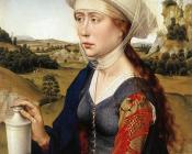 罗吉尔 凡 德 韦登 : Braque Family Triptych-right wing